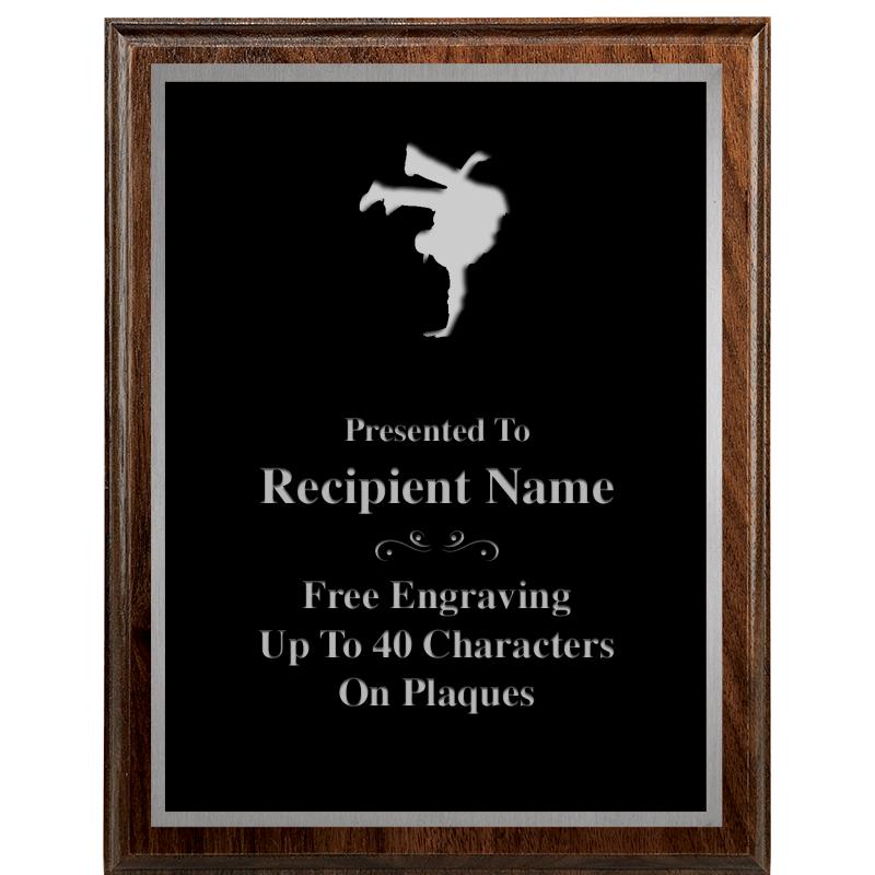 7"X9" WALNUT WOOD PLAQUE SV