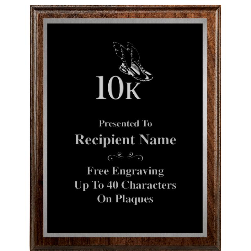 7"X9" WALNUT WOOD PLAQUE SV