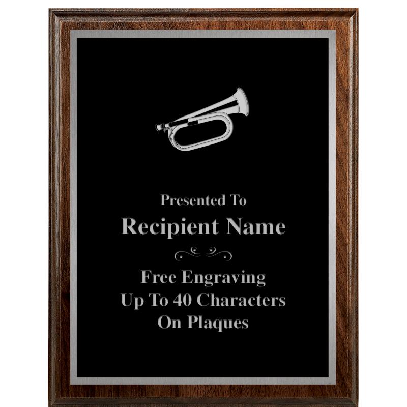 7"X9" WALNUT WOOD PLAQUE SV