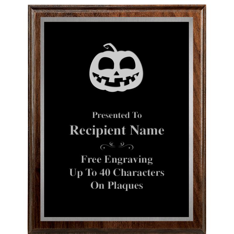 7"X9" WALNUT WOOD PLAQUE SV