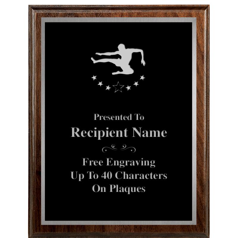 7"X9" WALNUT WOOD PLAQUE SV