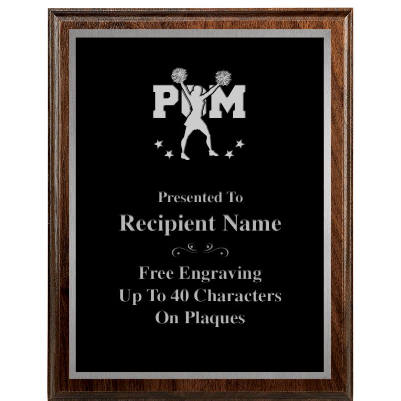 7"X9" WALNUT WOOD PLAQUE SV