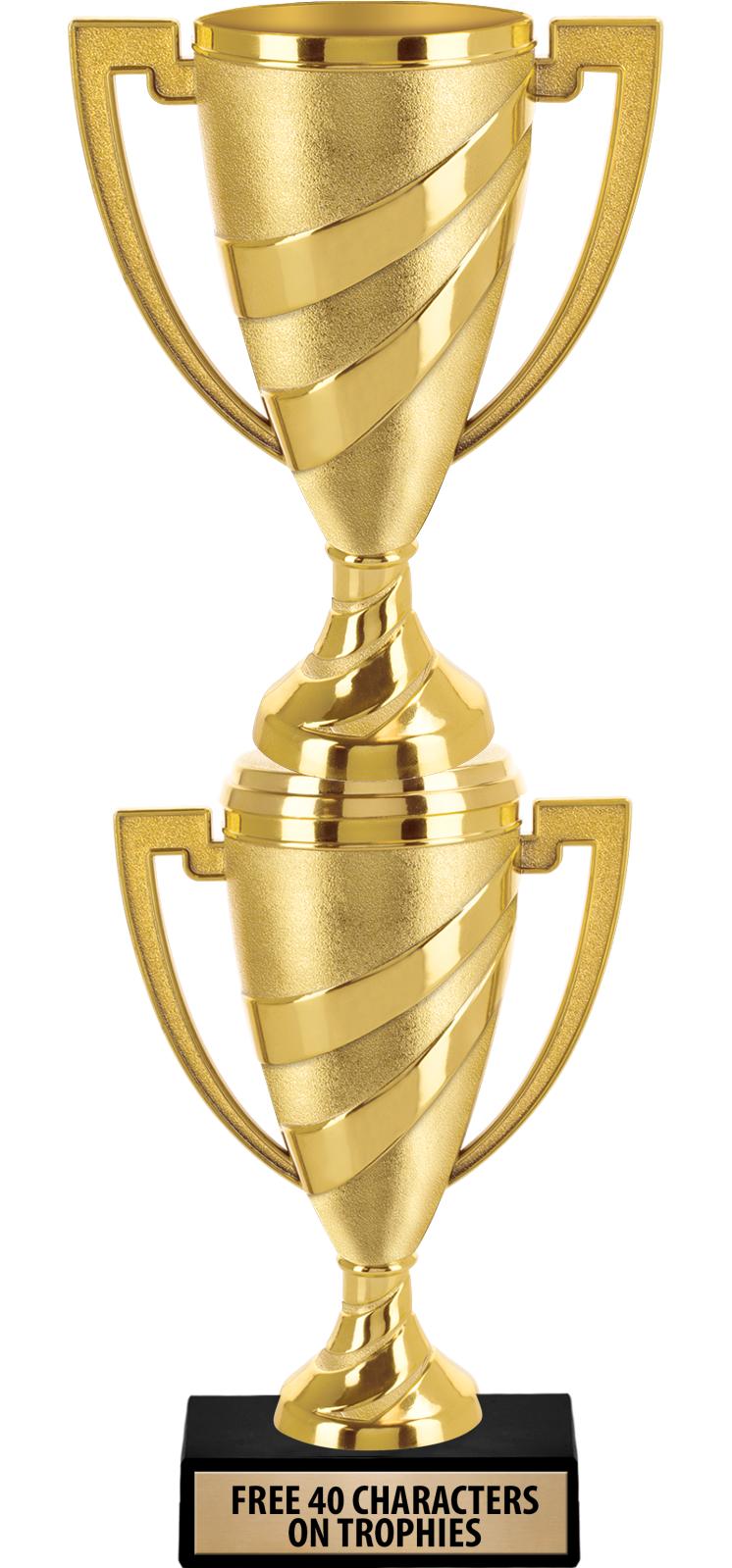 Crown Awards Turkey Bowl Trophy - 6 Gold Star Thanksgiving Football  Trophies Prime