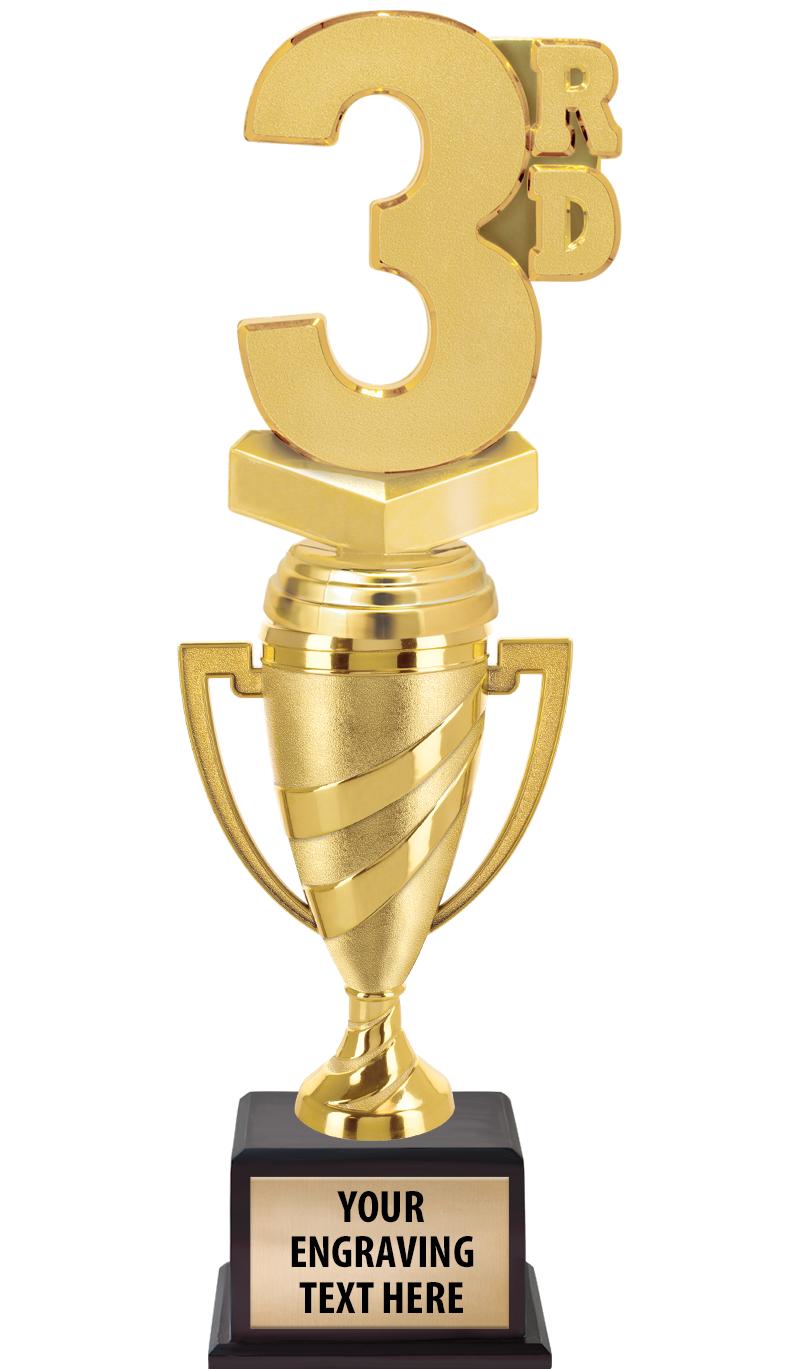 13"SWIRL CUP WOOD BS W FIG TRP