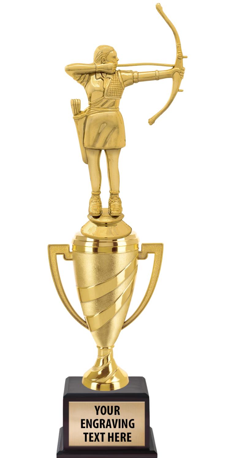 13"SWIRL CUP WOOD BS W FIG TRP