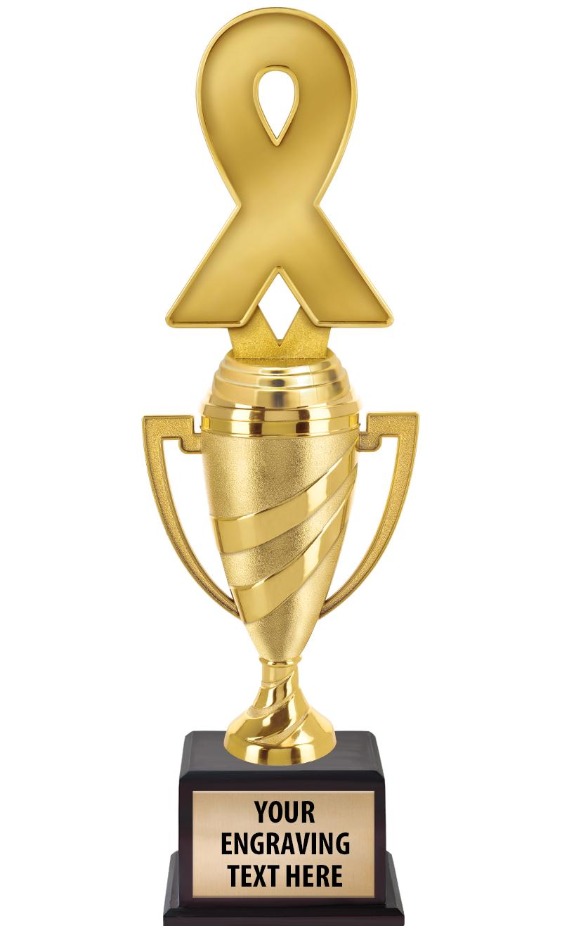 13"SWIRL CUP WOOD BS W FIG TRP