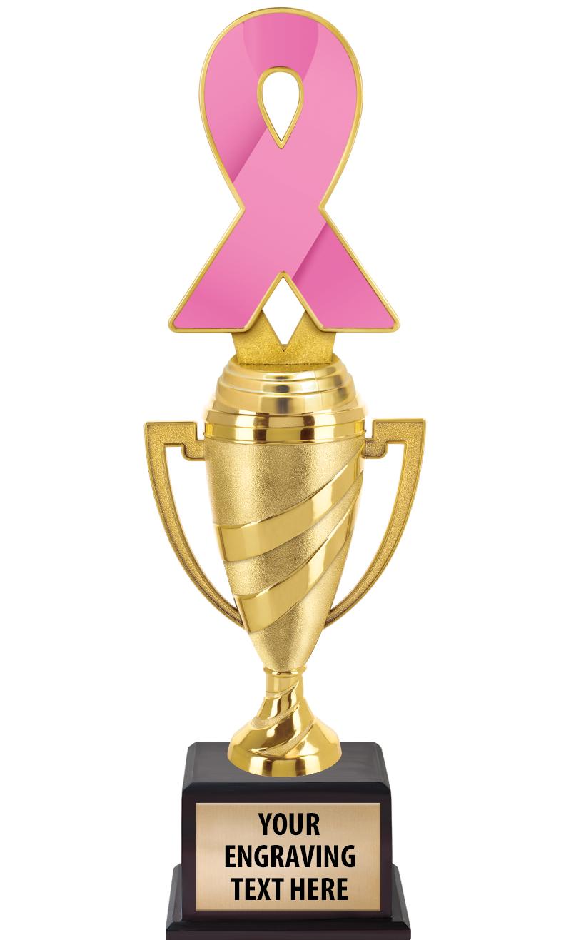 13"SWIRL CUP WOOD BS W FIG TRP