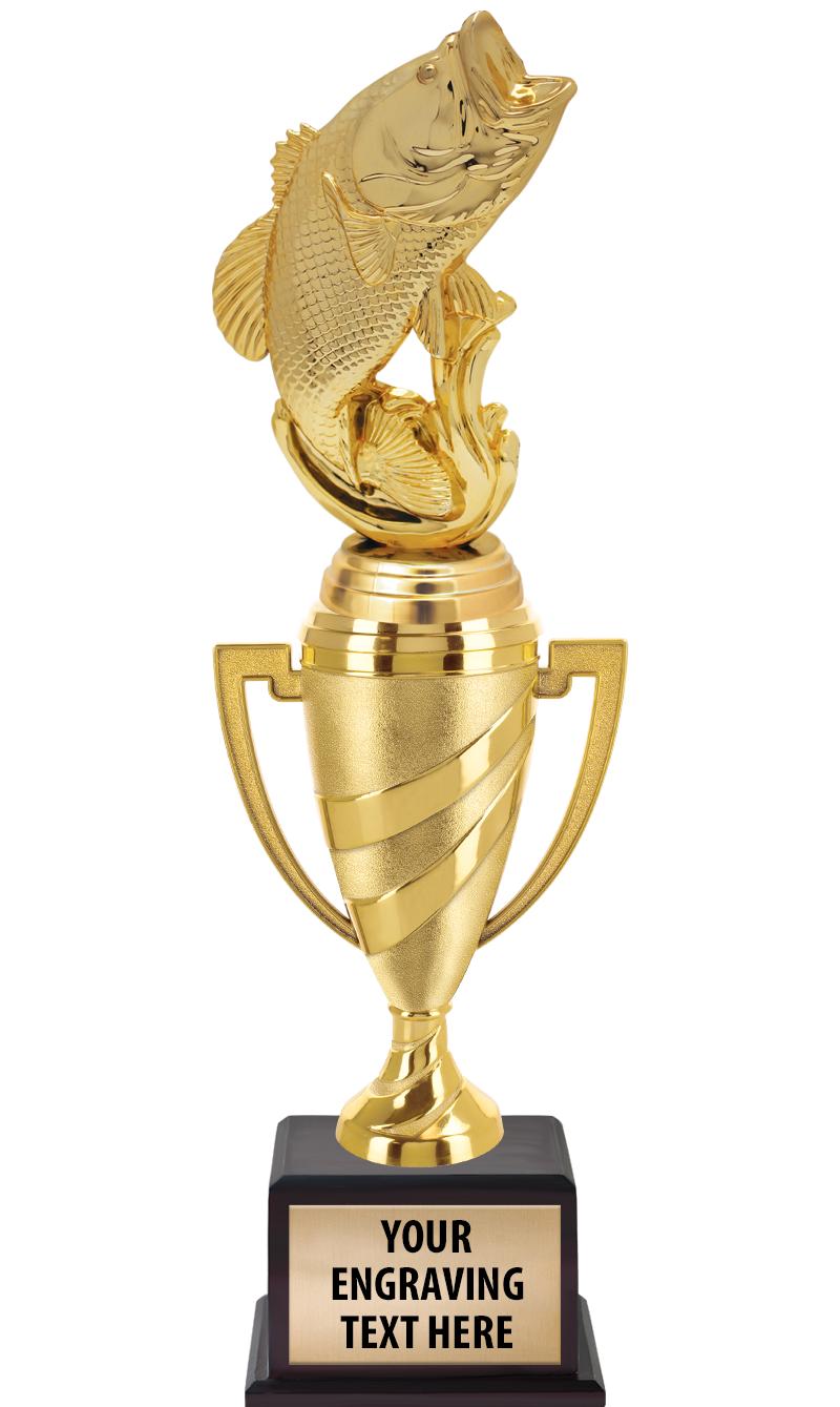 13"SWIRL CUP WOOD BS W FIG TRP