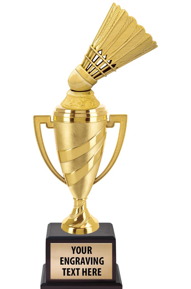 13"SWIRL CUP WOOD BS W FIG TRP