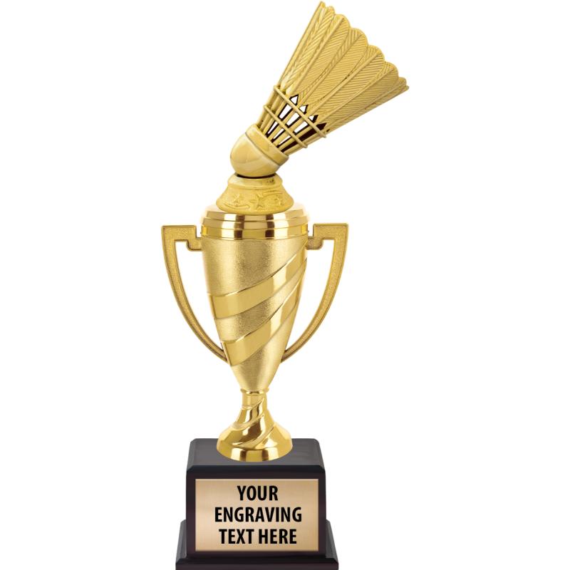 Badminton Cup Trophies Crown Awards