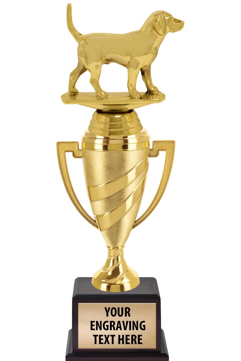 13"SWIRL CUP WOOD BS W FIG TRP