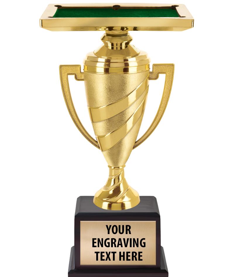 13"SWIRL CUP WOOD BS W FIG TRP