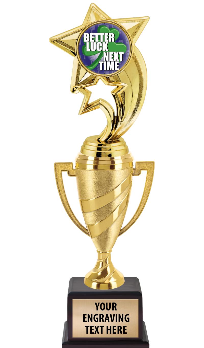 13"SWIRL CUP WOOD BS W FIG TRP