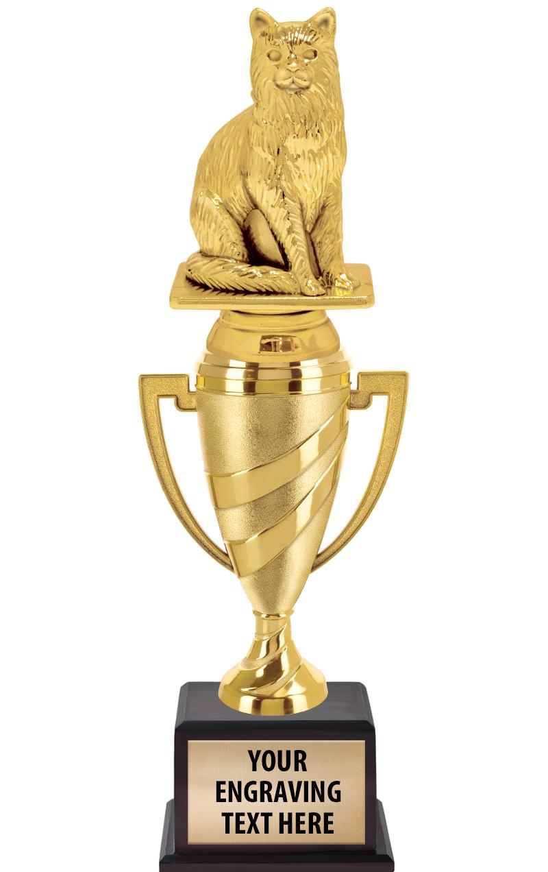 13"SWIRL CUP WOOD BS W FIG TRP