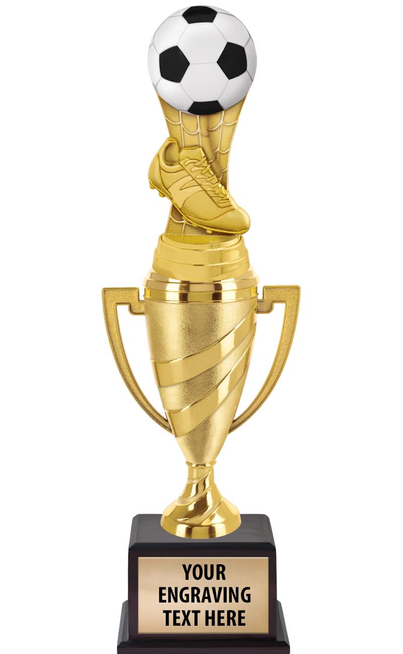 13"SWIRL CUP WOOD BS W FIG TRP