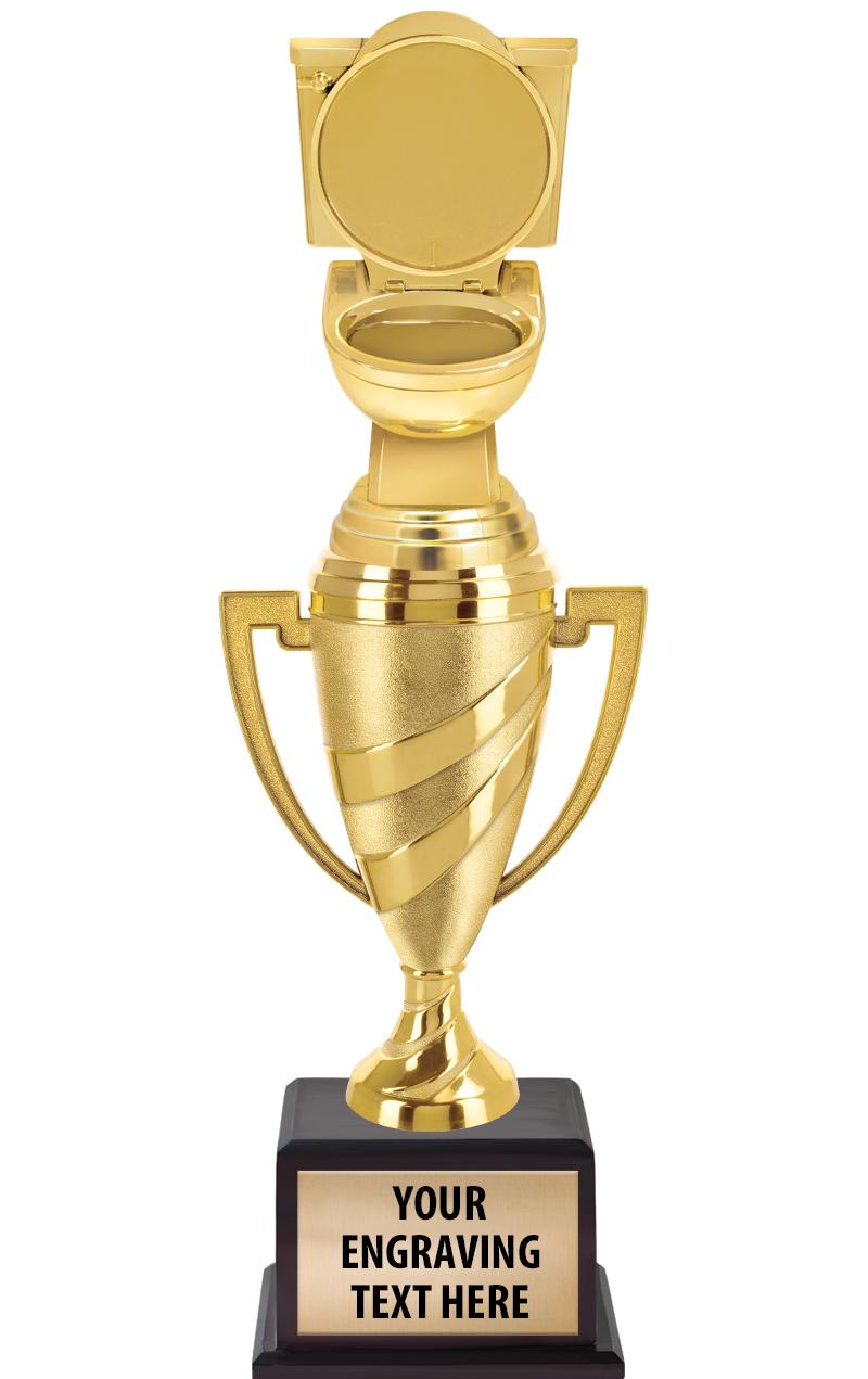 13"SWIRL CUP WOOD BS W FIG TRP