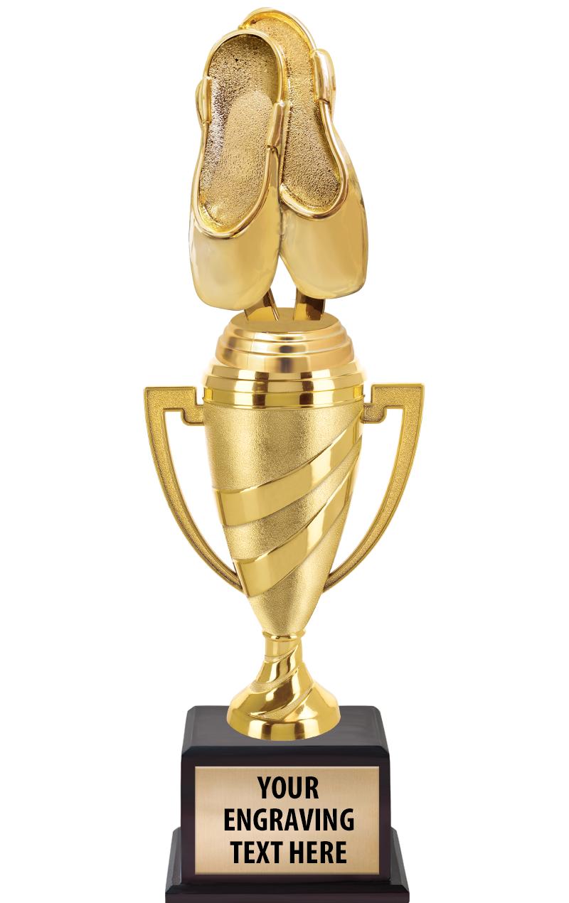 13"SWIRL CUP WOOD BS W FIG TRP