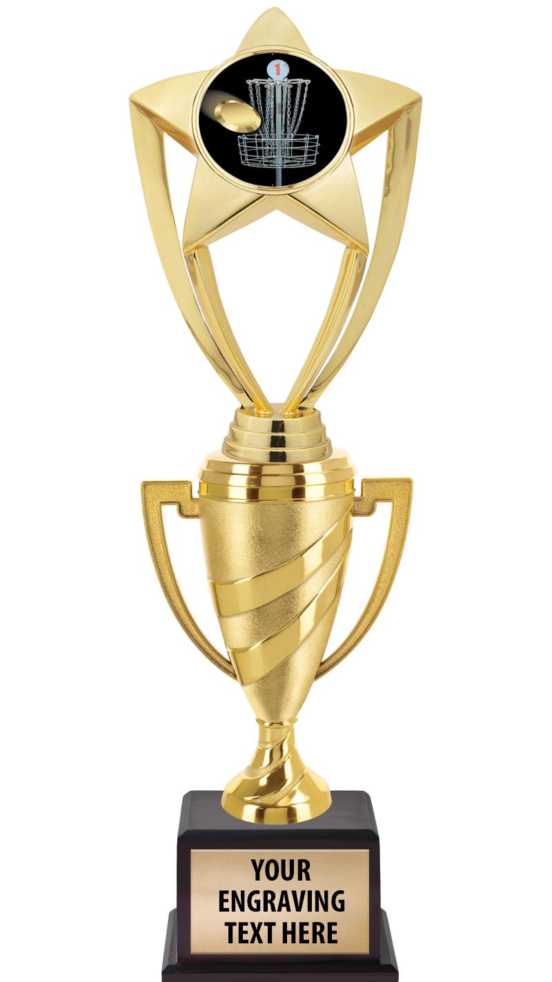 13"SWIRL CUP WOOD BS W FIG TRP