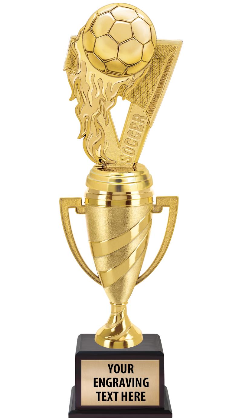 13"SWIRL CUP WOOD BS W FIG TRP