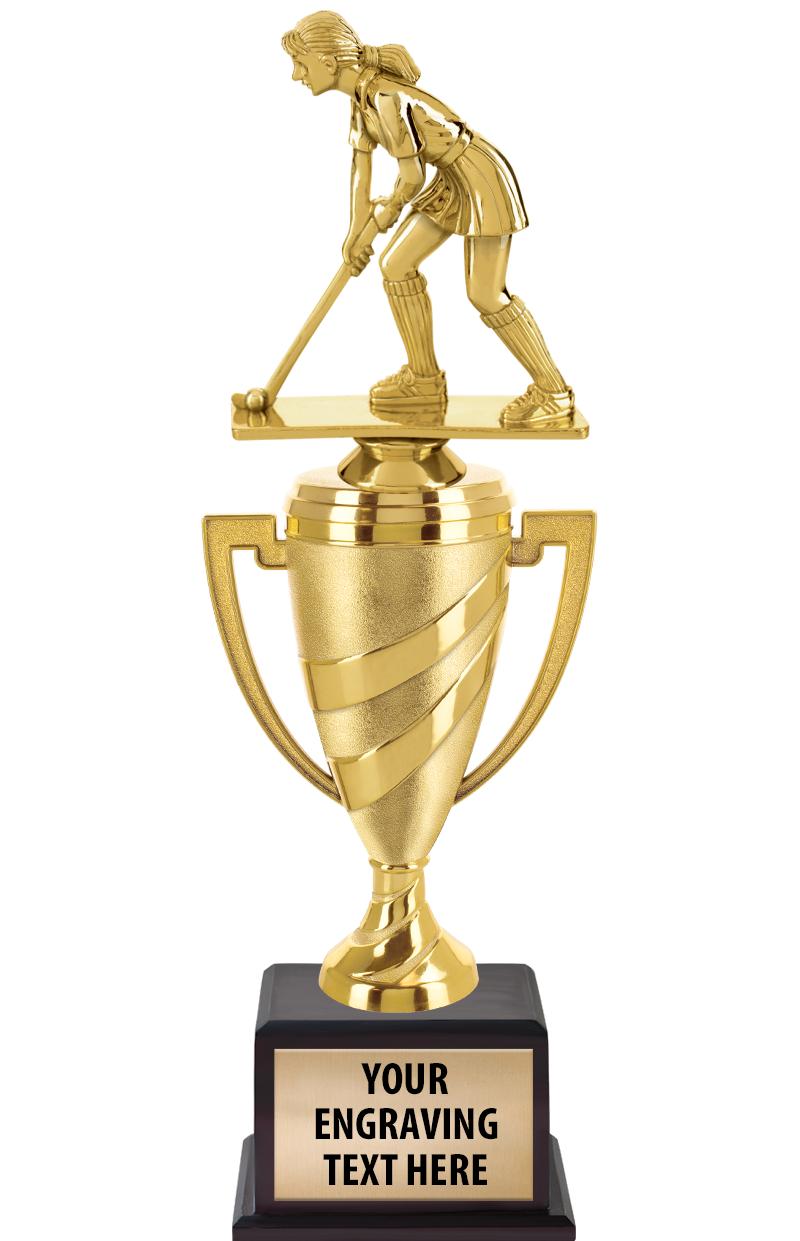 13"SWIRL CUP WOOD BS W FIG TRP