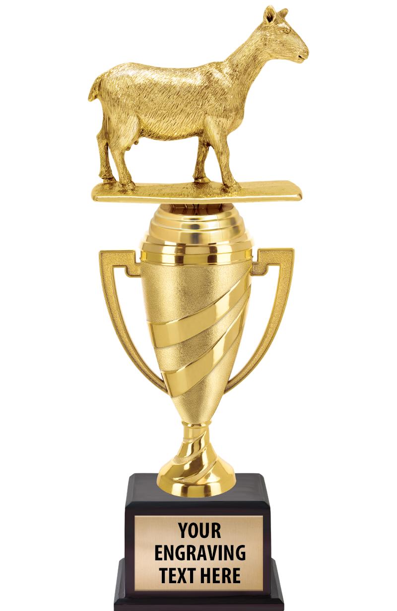 13"SWIRL CUP WOOD BS W FIG TRP