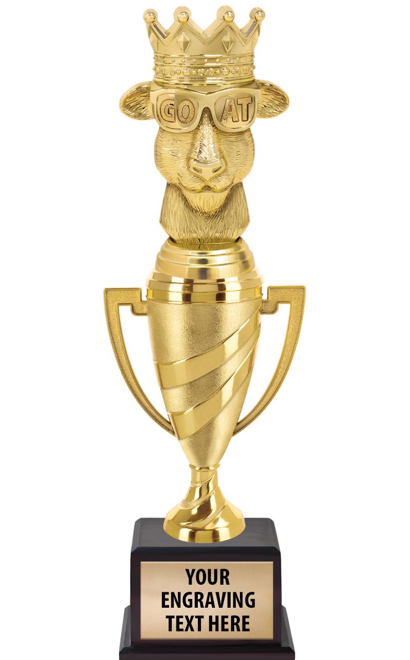 13"SWIRL CUP WOOD BS W FIG TRP