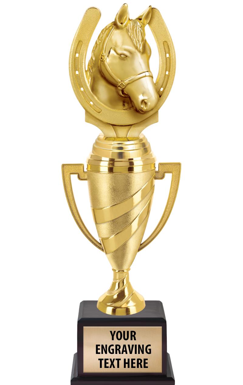 13"SWIRL CUP WOOD BS W FIG TRP