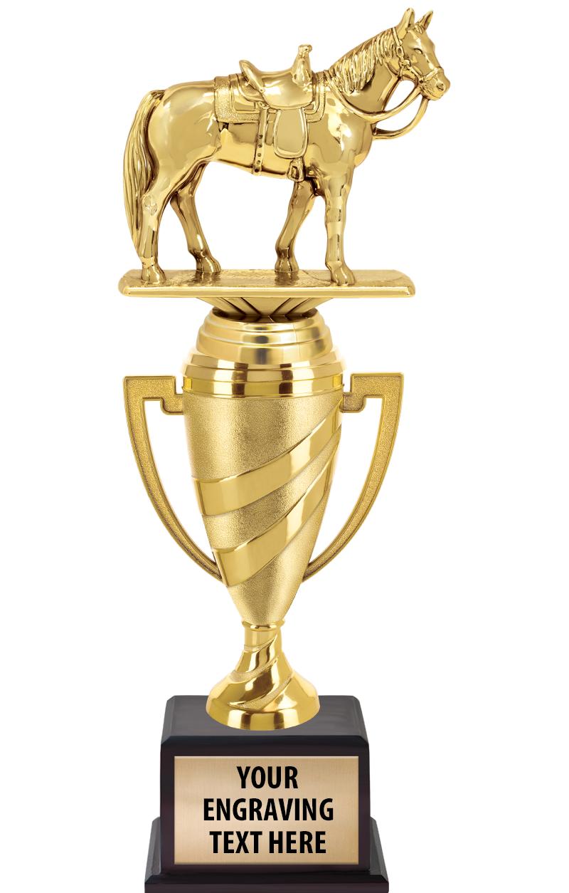 13"SWIRL CUP WOOD BS W FIG TRP