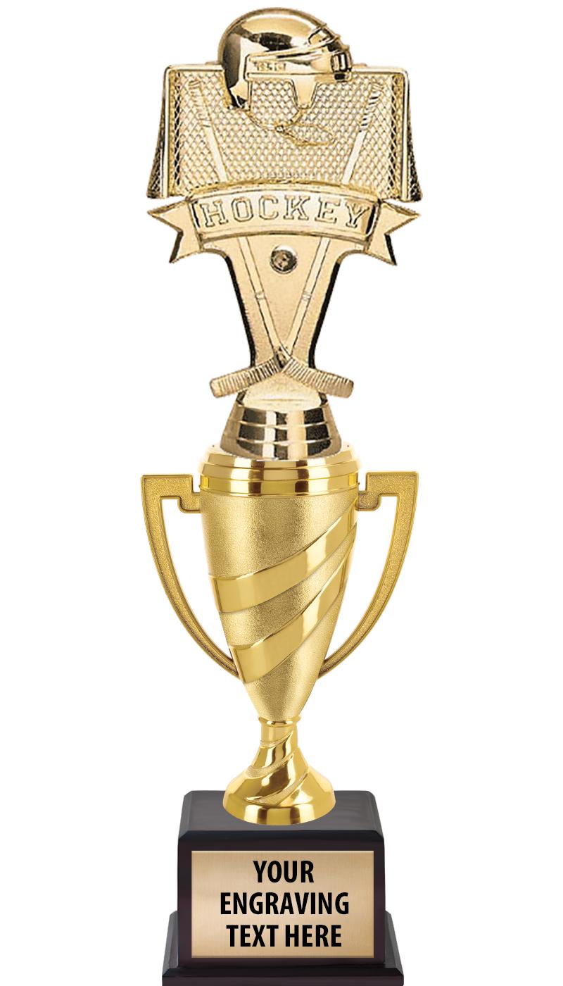 13"SWIRL CUP WOOD BS W FIG TRP