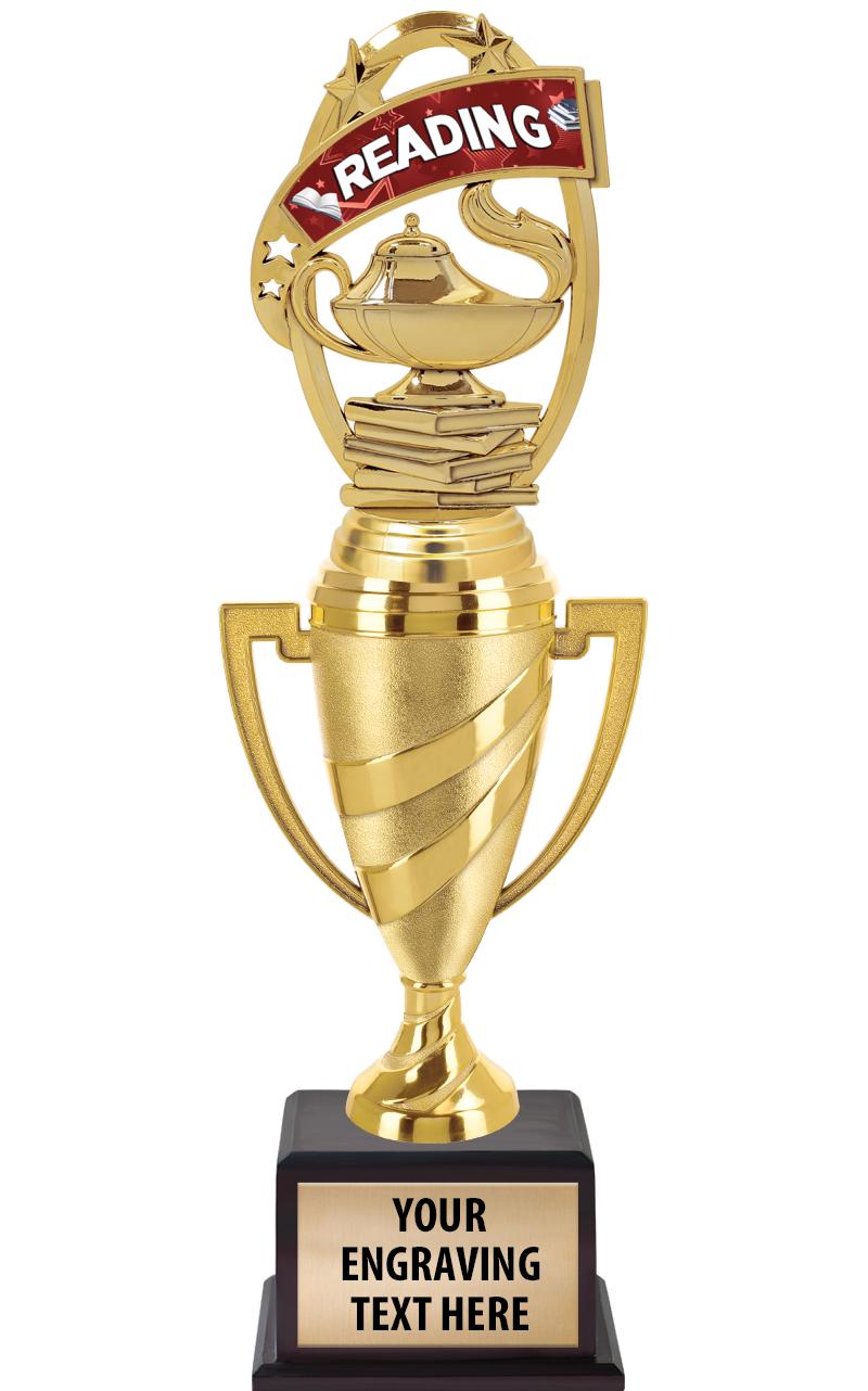 13"SWIRL CUP WOOD BS W FIG TRP