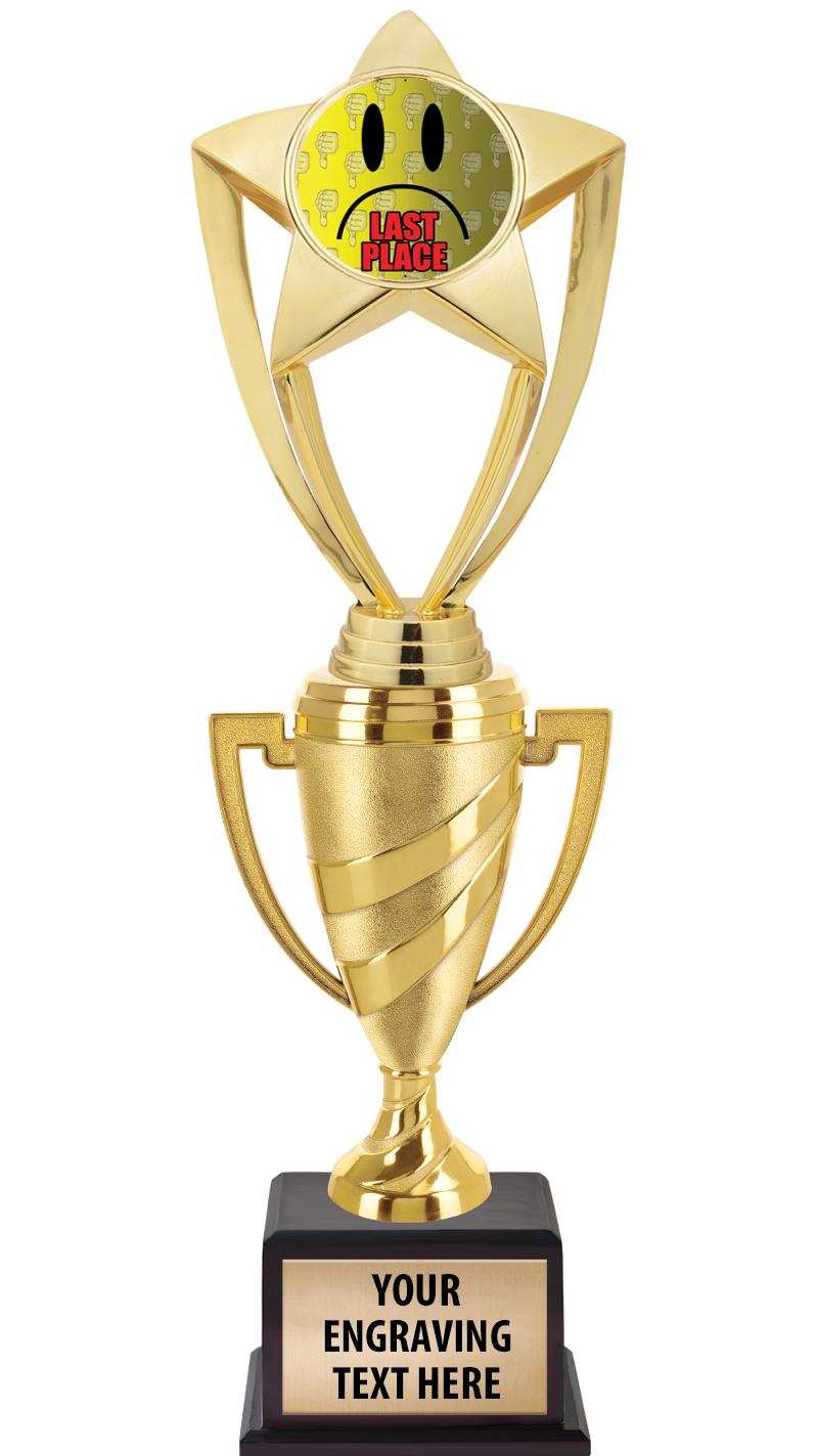 13"SWIRL CUP WOOD BS W FIG TRP