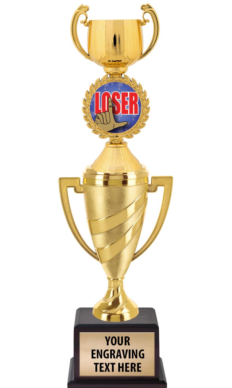 13"SWIRL CUP WOOD BS W FIG TRP