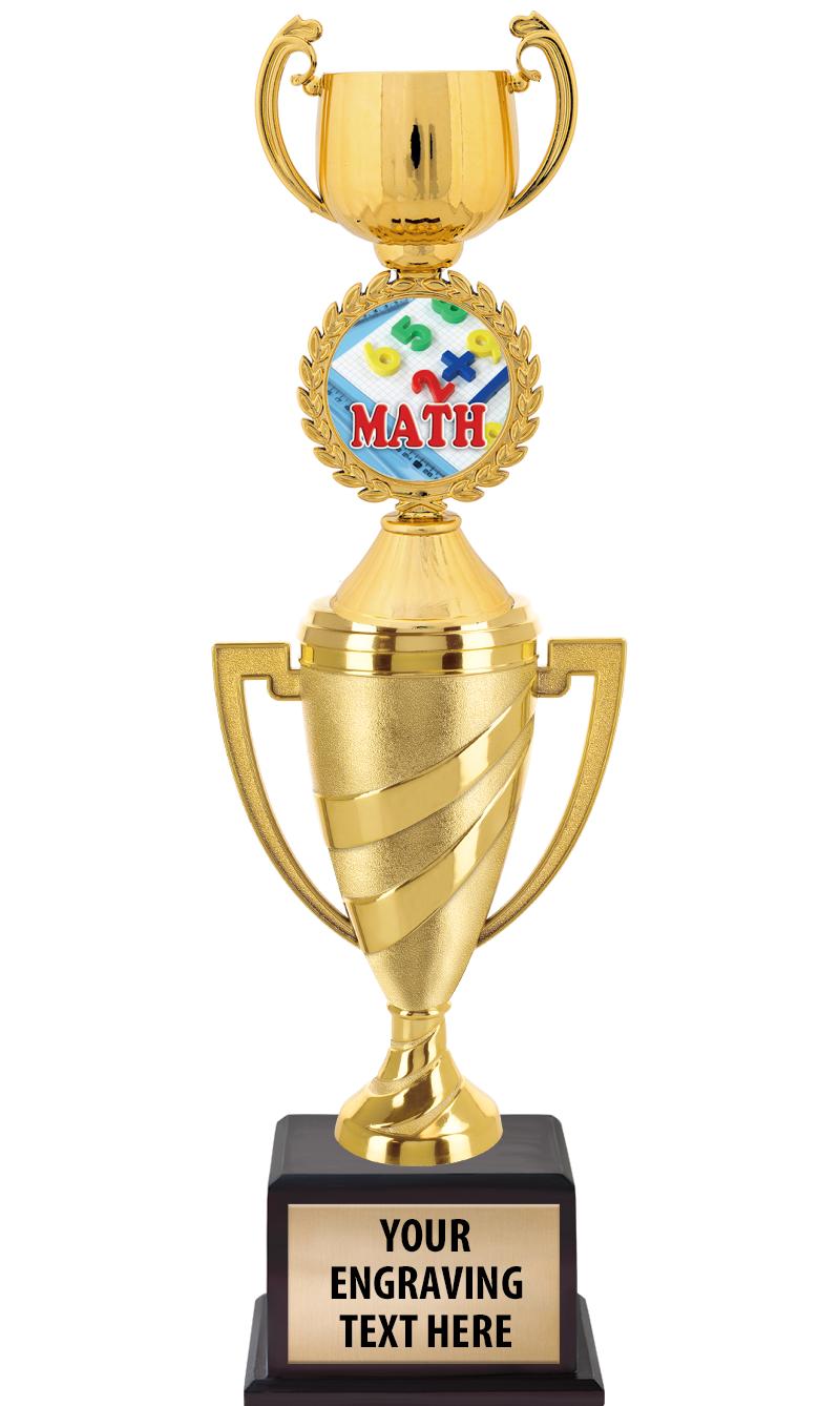 13"SWIRL CUP WOOD BS W FIG TRP