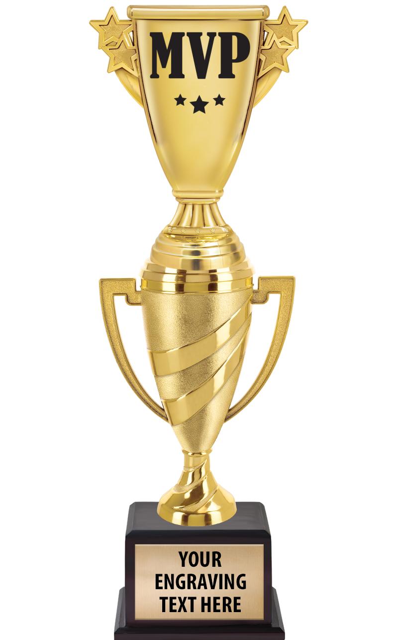 13"SWIRL CUP WOOD BS W FIG TRP