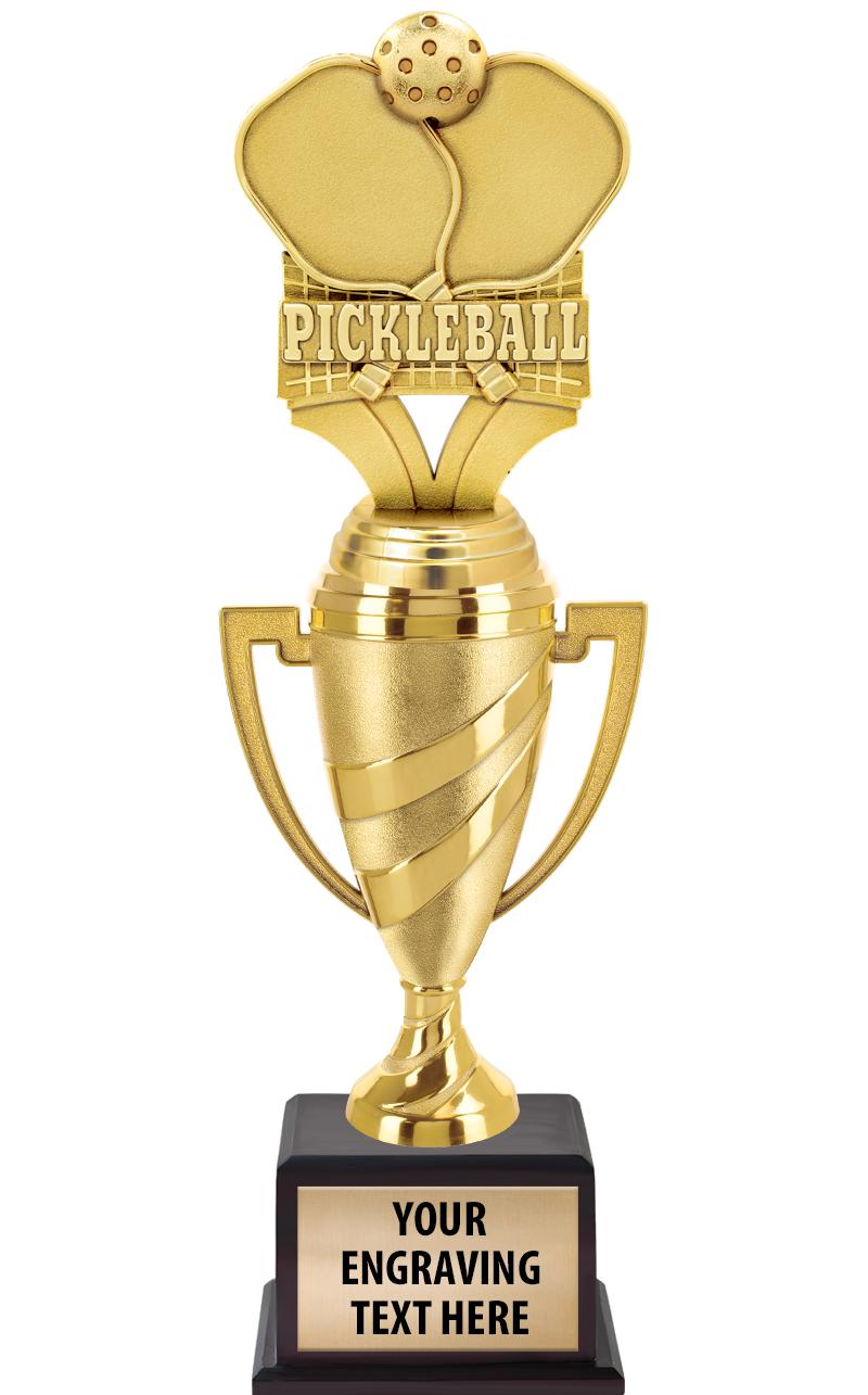 13"SWIRL CUP WOOD BS W FIG TRP