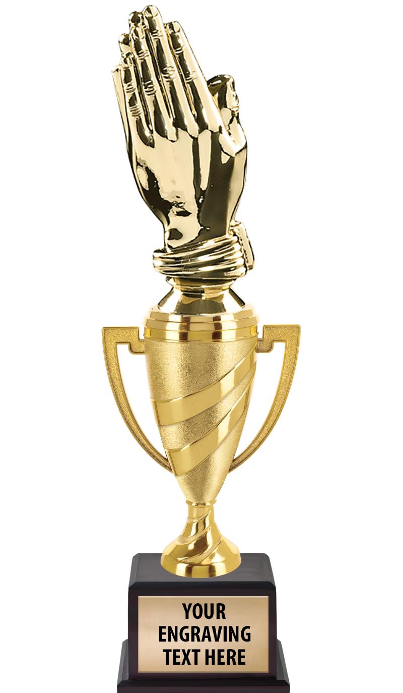 13"SWIRL CUP WOOD BS W FIG TRP