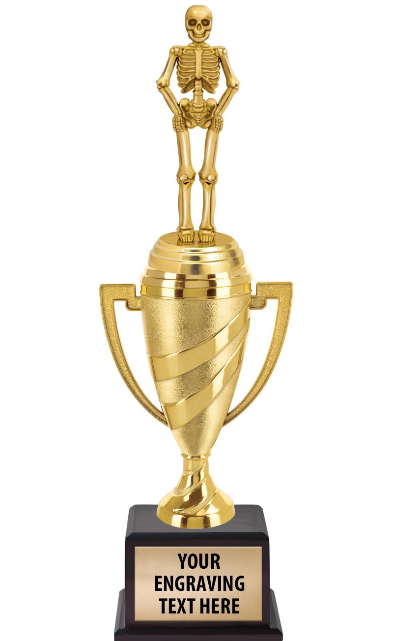 13"SWIRL CUP WOOD BS W FIG TRP