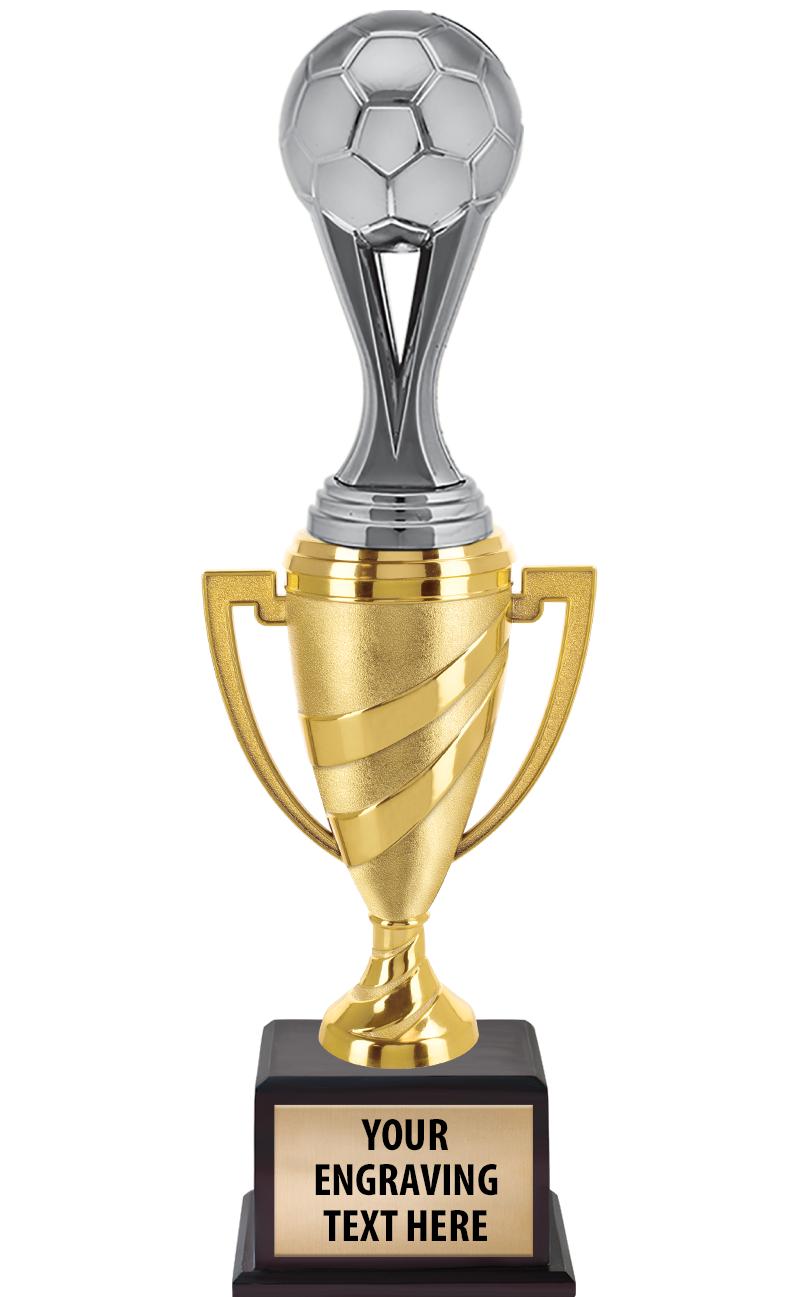 13"SWIRL CUP WOOD BS W FIG TRP