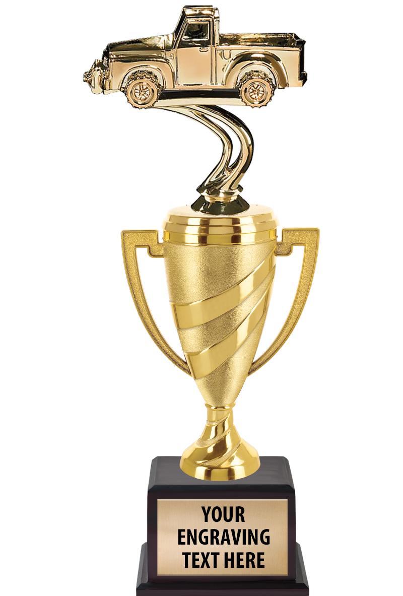 13"SWIRL CUP WOOD BS W FIG TRP