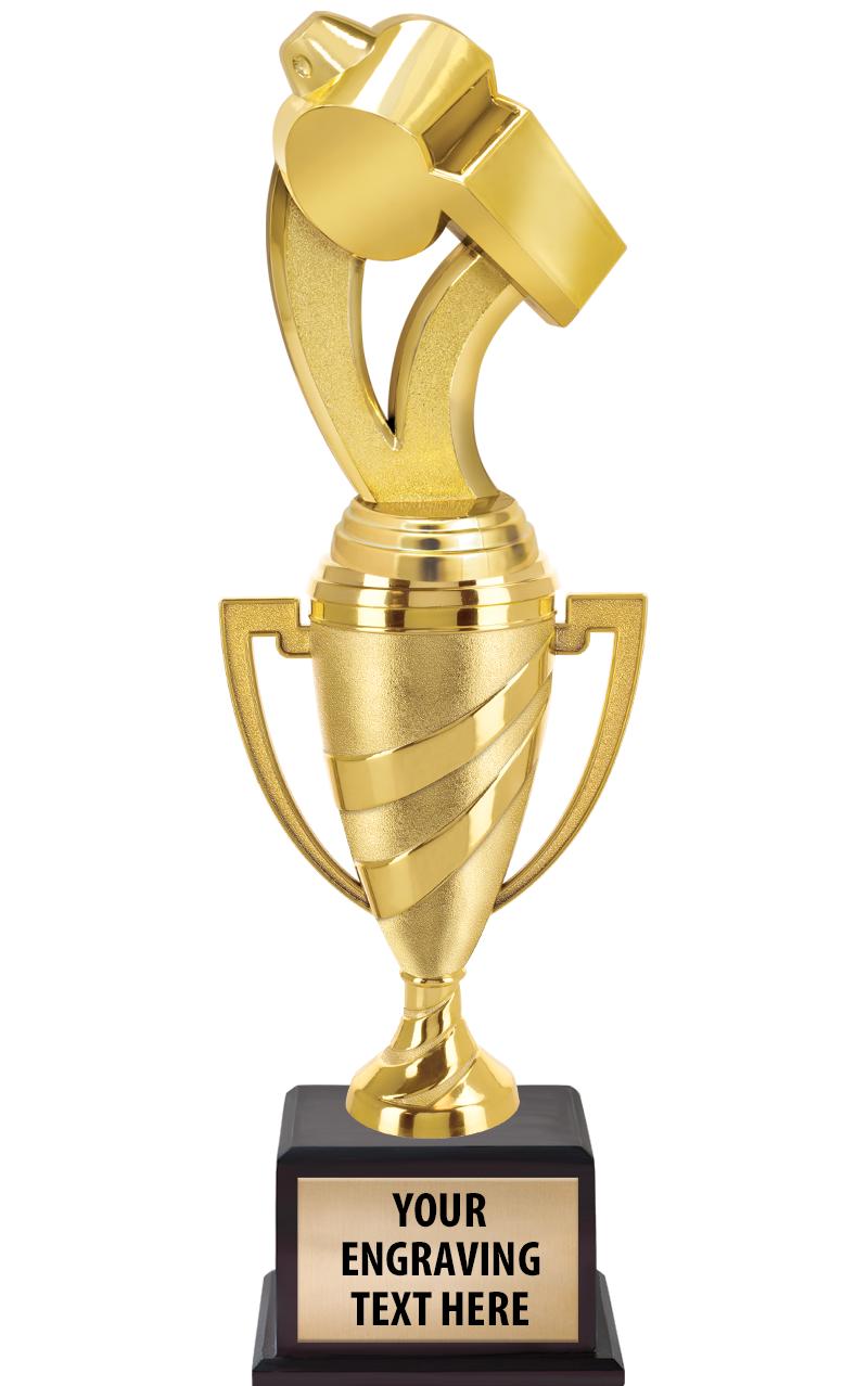 13"SWIRL CUP WOOD BS W FIG TRP