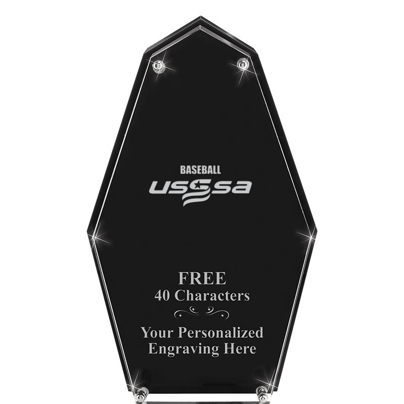 8.5"CREST FLOATING ACRYLIC