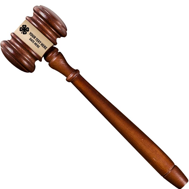 10" WALNUT GAVEL