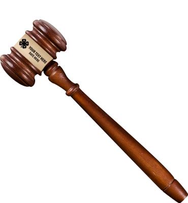 8" 4-H Walnut Gavel