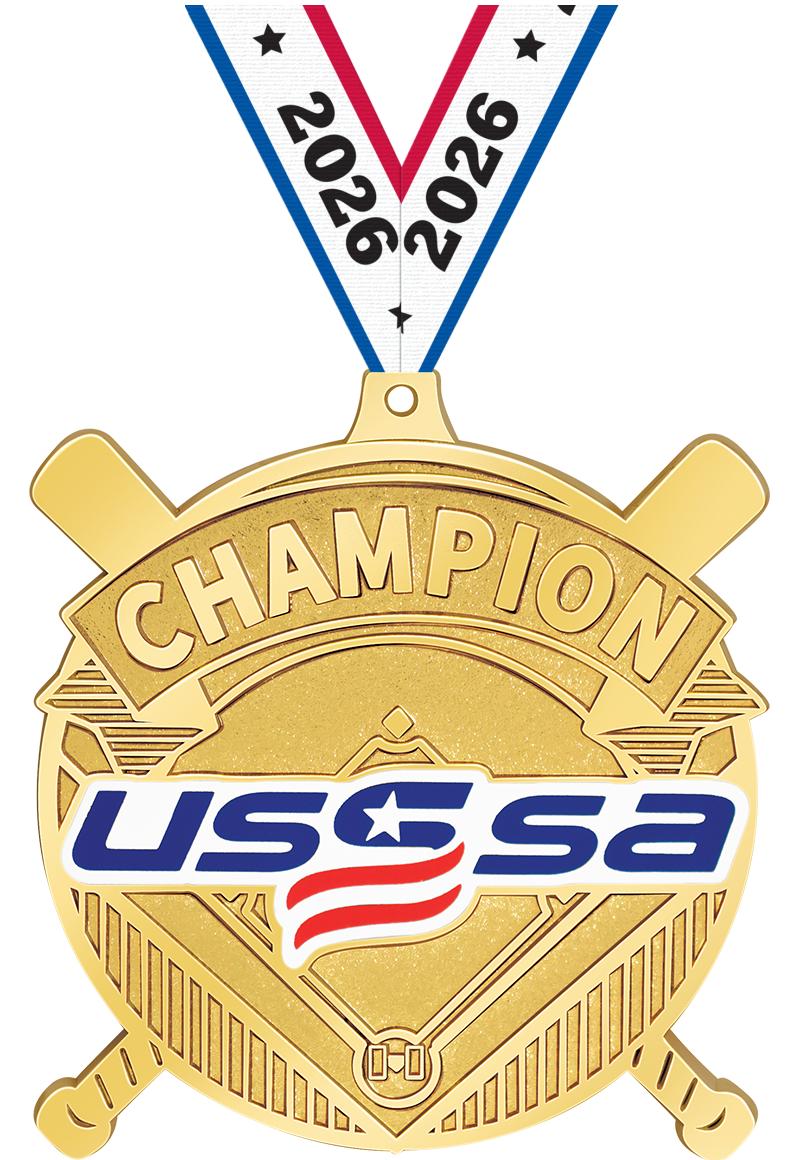 2.75" GILDED USSSA MDL CHMP GD