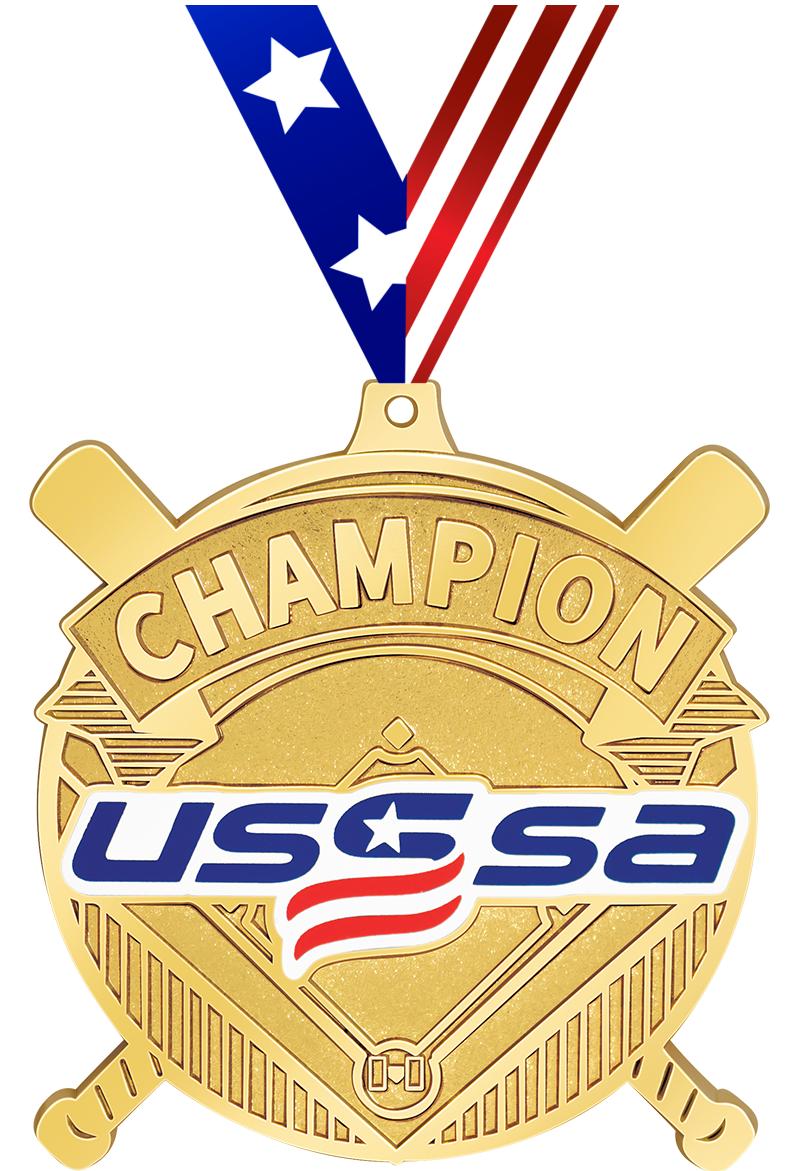 2.75" GILDED USSSA MDL CHMP GD