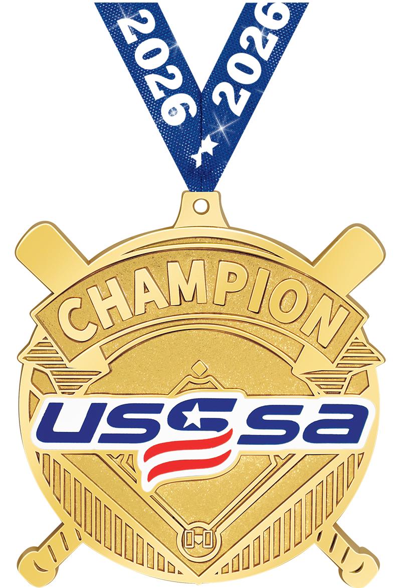 2.75" GILDED USSSA MDL CHMP GD