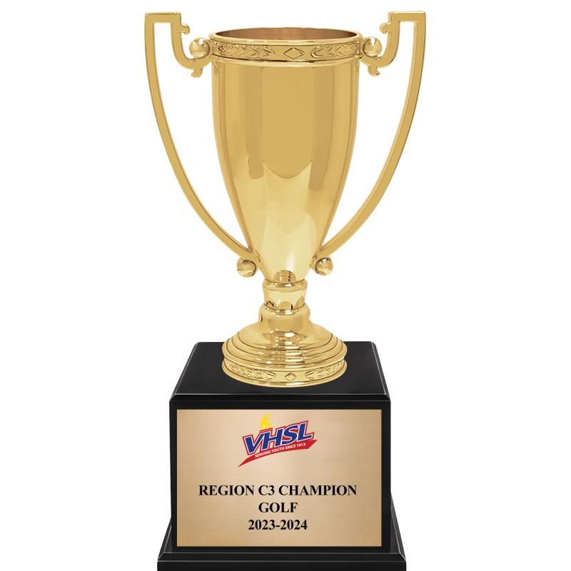 15" GOLD METAL CUP TROPHY