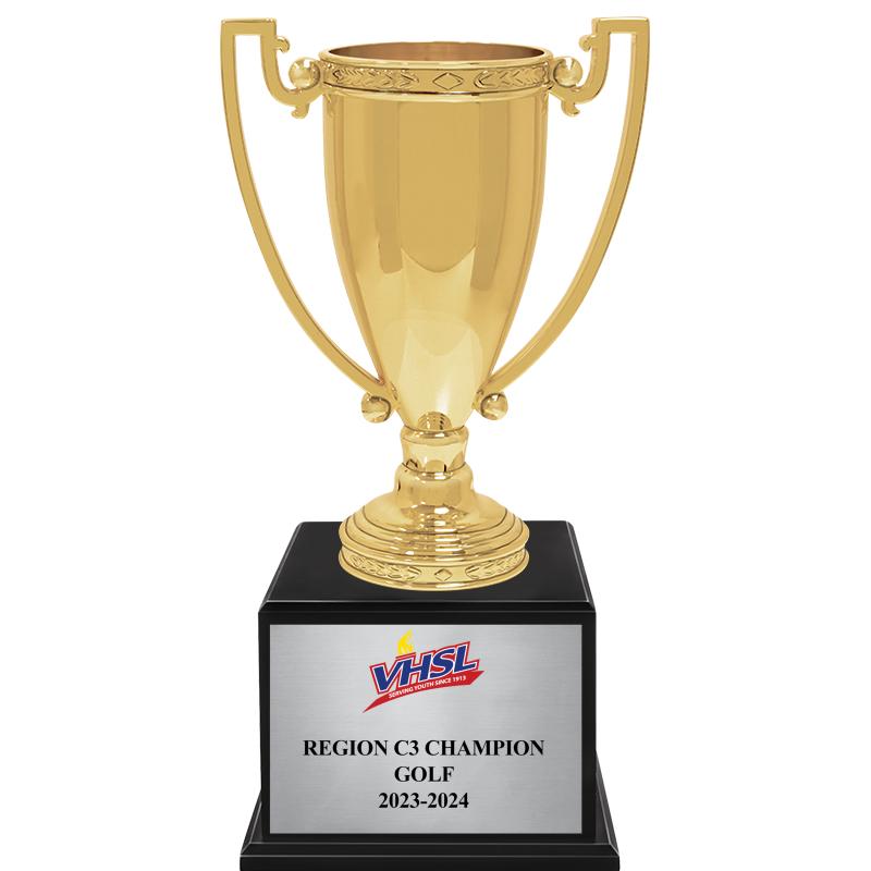 15" GOLD METAL CUP TROPHY