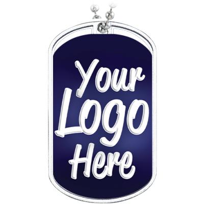 DOG TAG INSERT SLV W/ 30"CHAIN