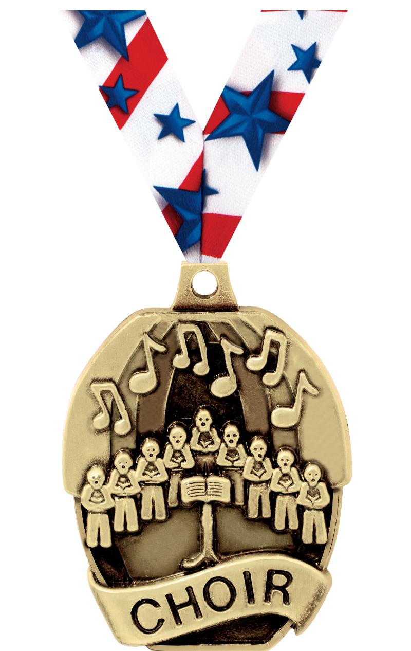 2" SCHOLASTIC - CHOIR MEDAL